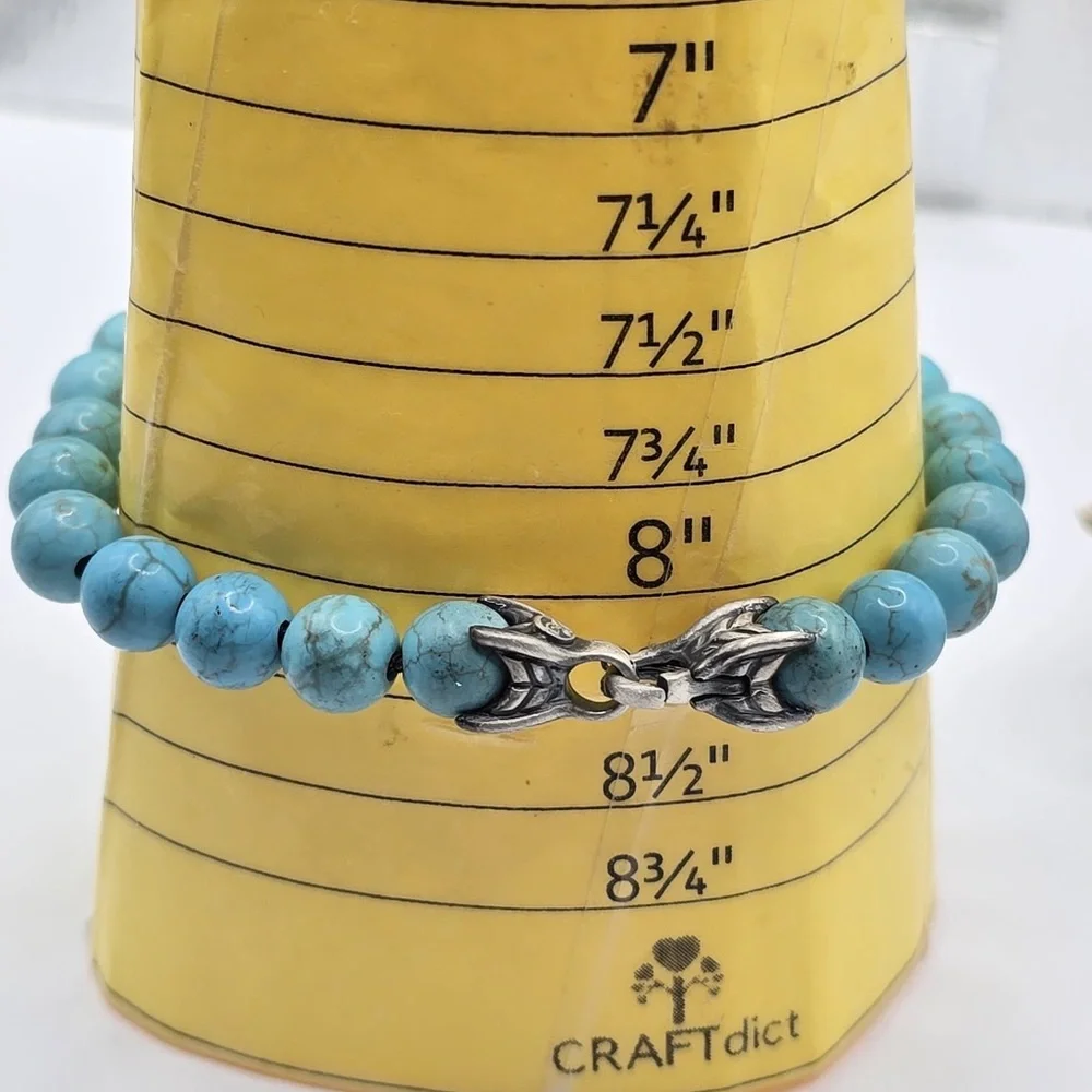 David Yurman Spiritual bead bracelet with Turquoise 8mm